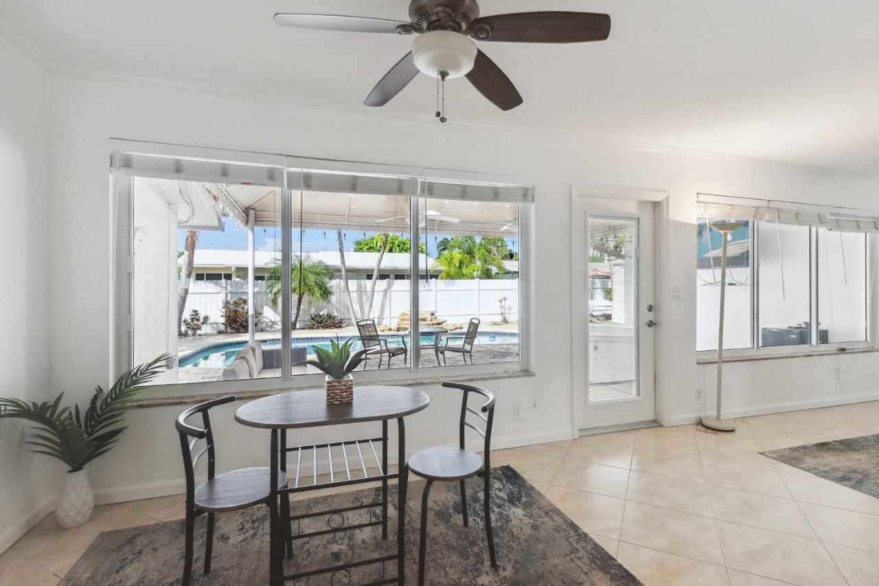 Chic Fort Lauderdale House With Private Pool Zewnętrze zdjęcie