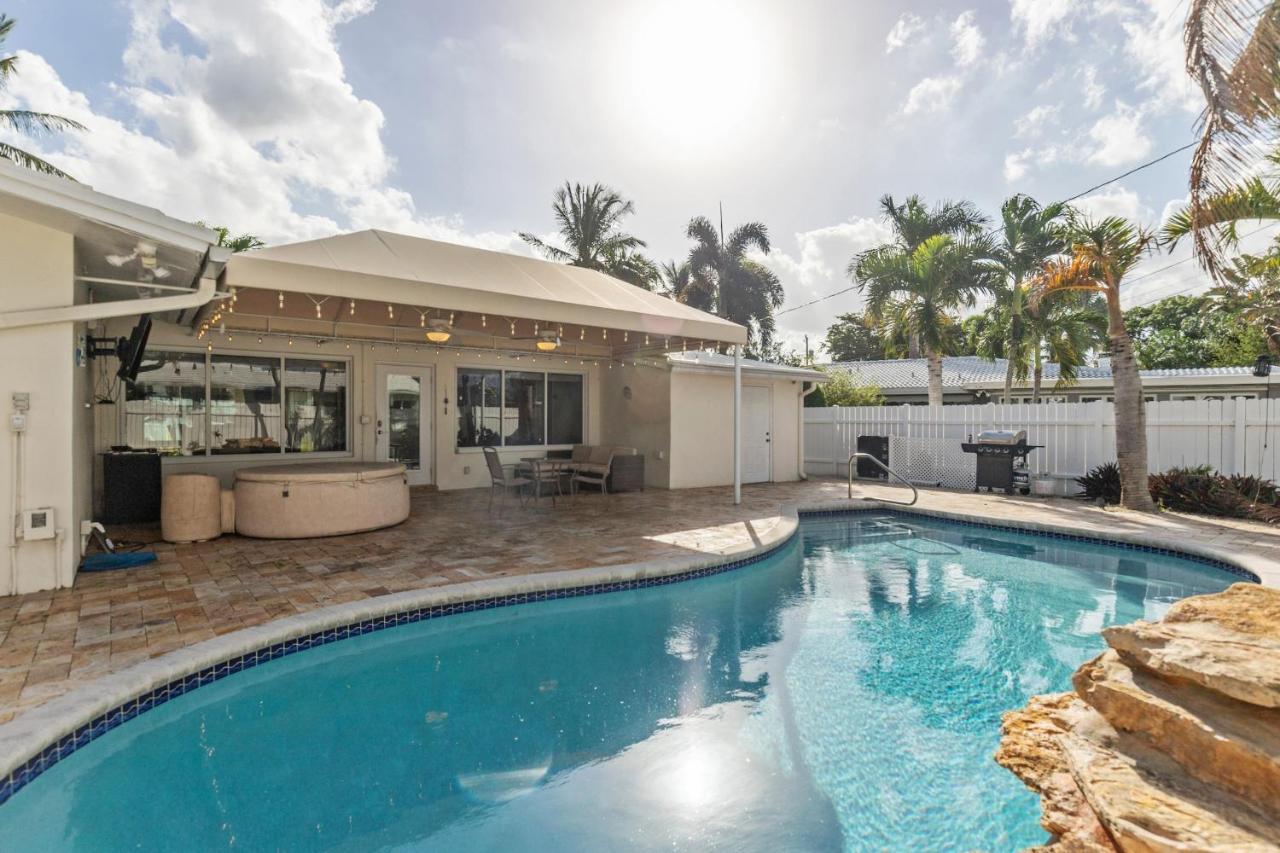 Chic Fort Lauderdale House With Private Pool Zewnętrze zdjęcie